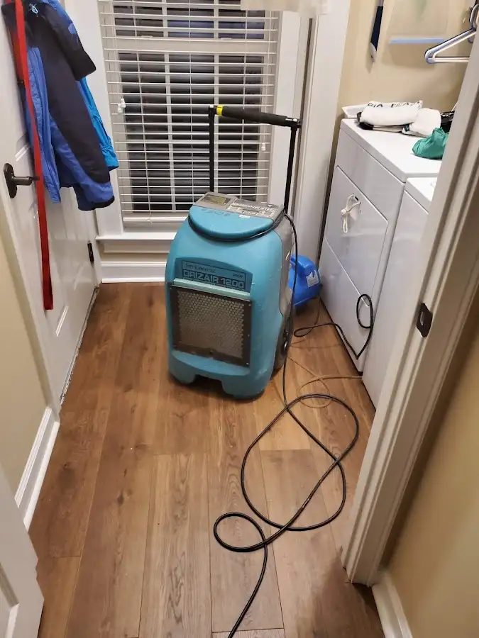 Commercial dehumidifier deployed for Crawl Space Restoration in Macon-Bibb County