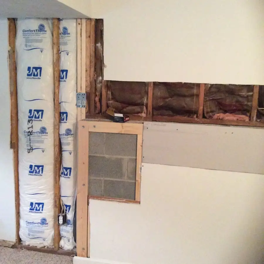 Wall insulation replacement during Structural Drying in Macon-Bibb County